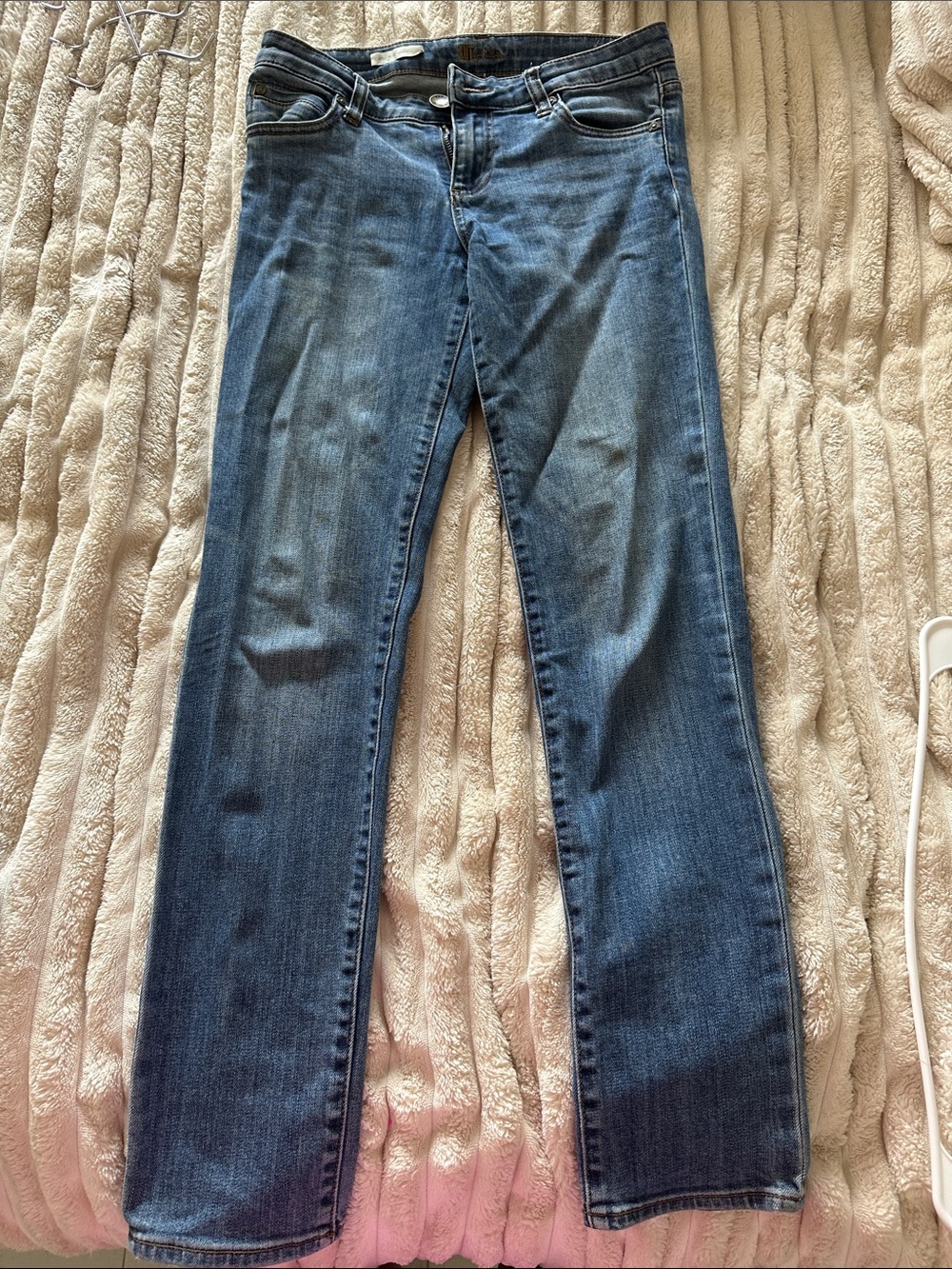 Kut from the Kloth Straight-Leg Blue Denim Jeans